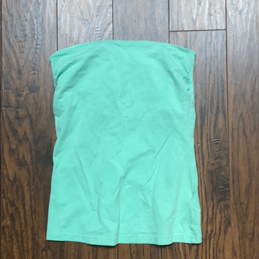 Teal crop top